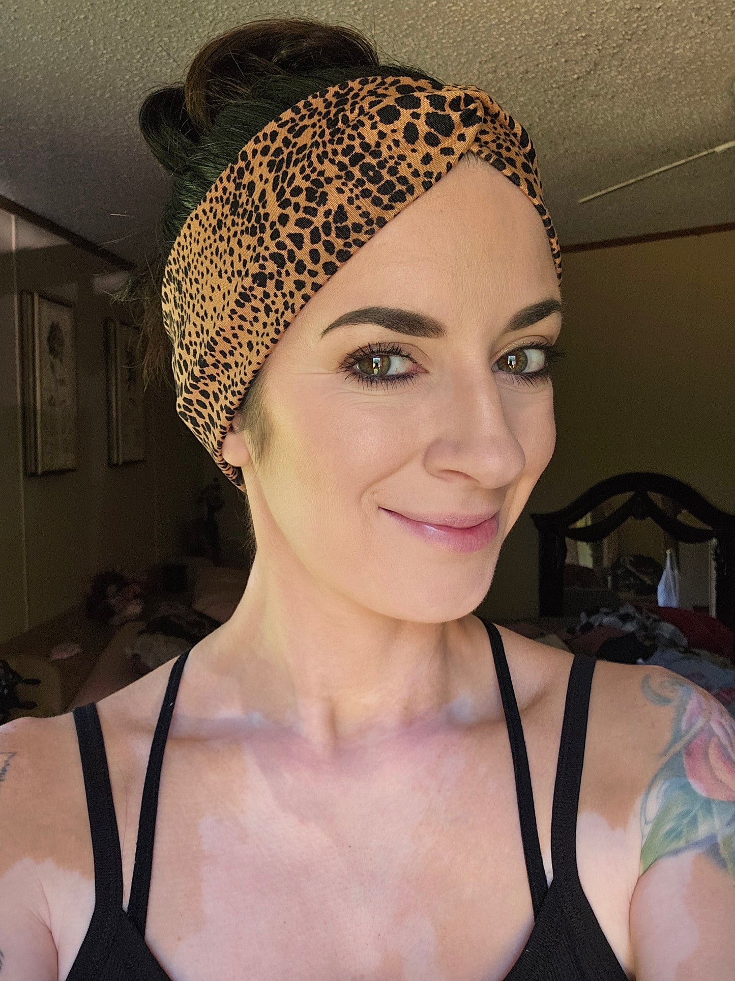 Leopard headband