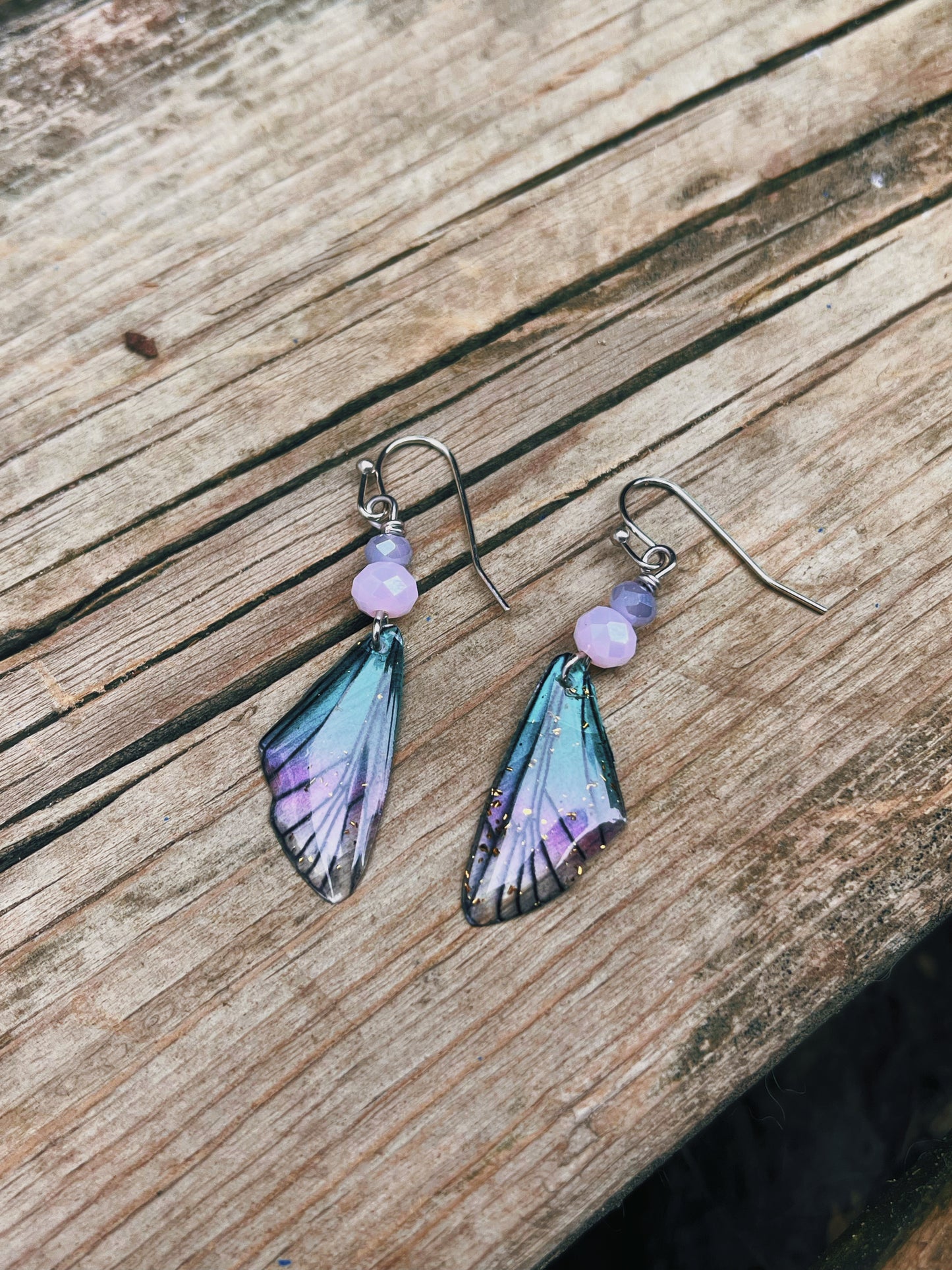 Butterfly wing earrings