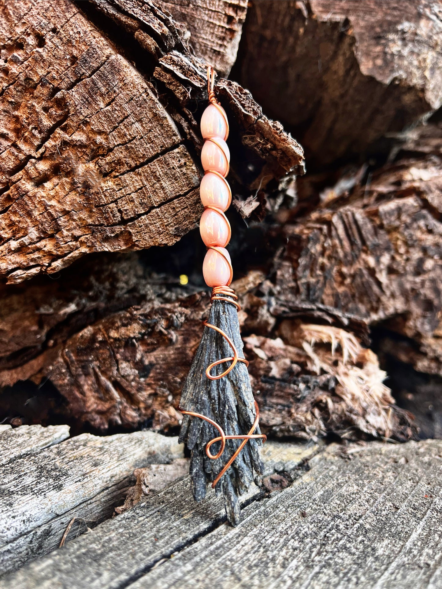 Black kyanite witches broom