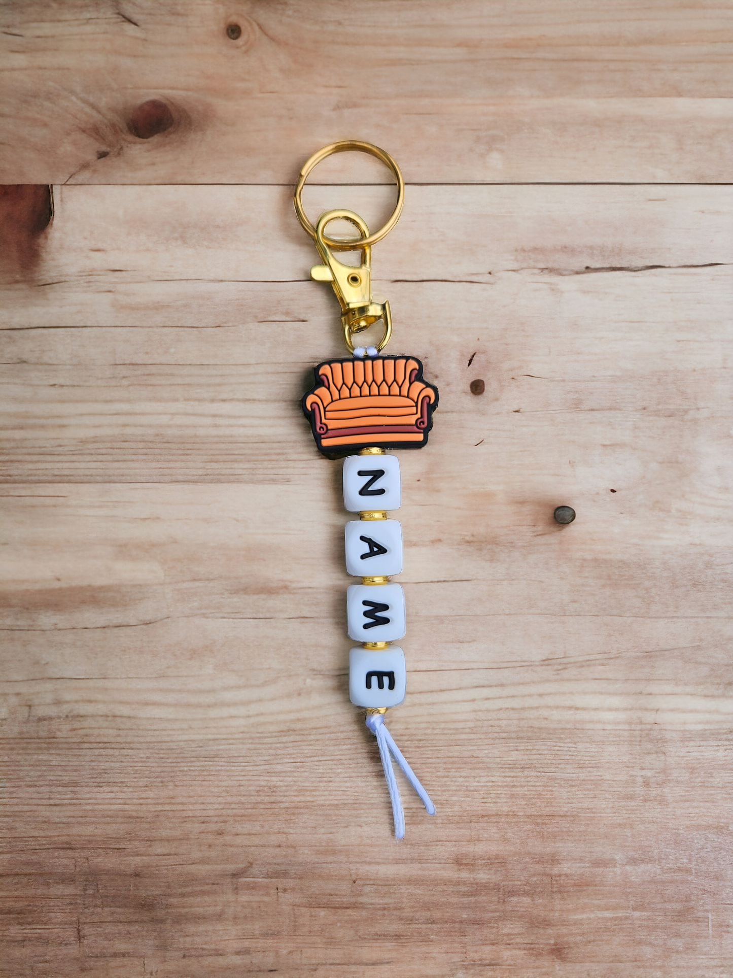 Friends couch keychain