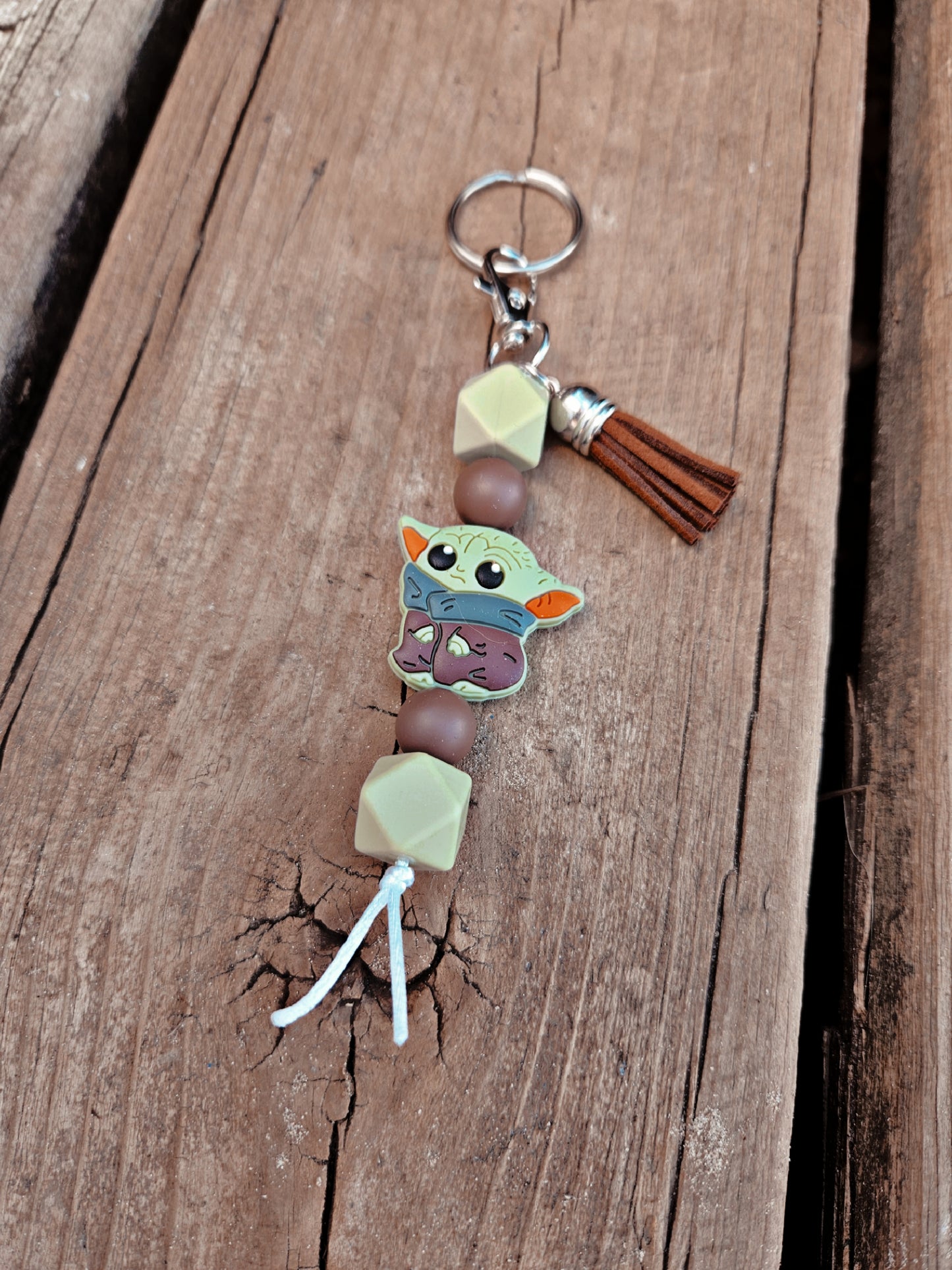 Baby yoda keychain