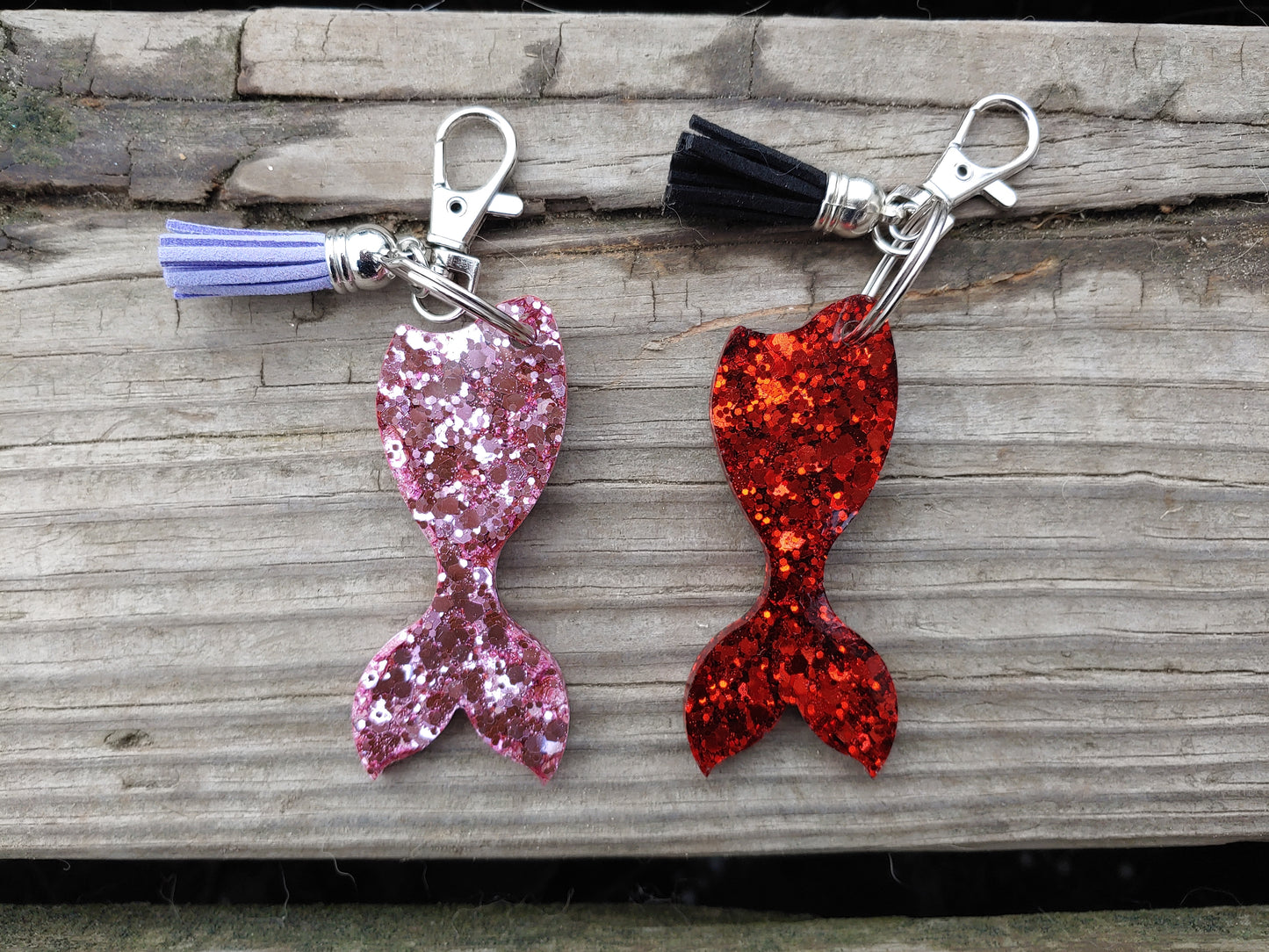 Mermaid tail keychain