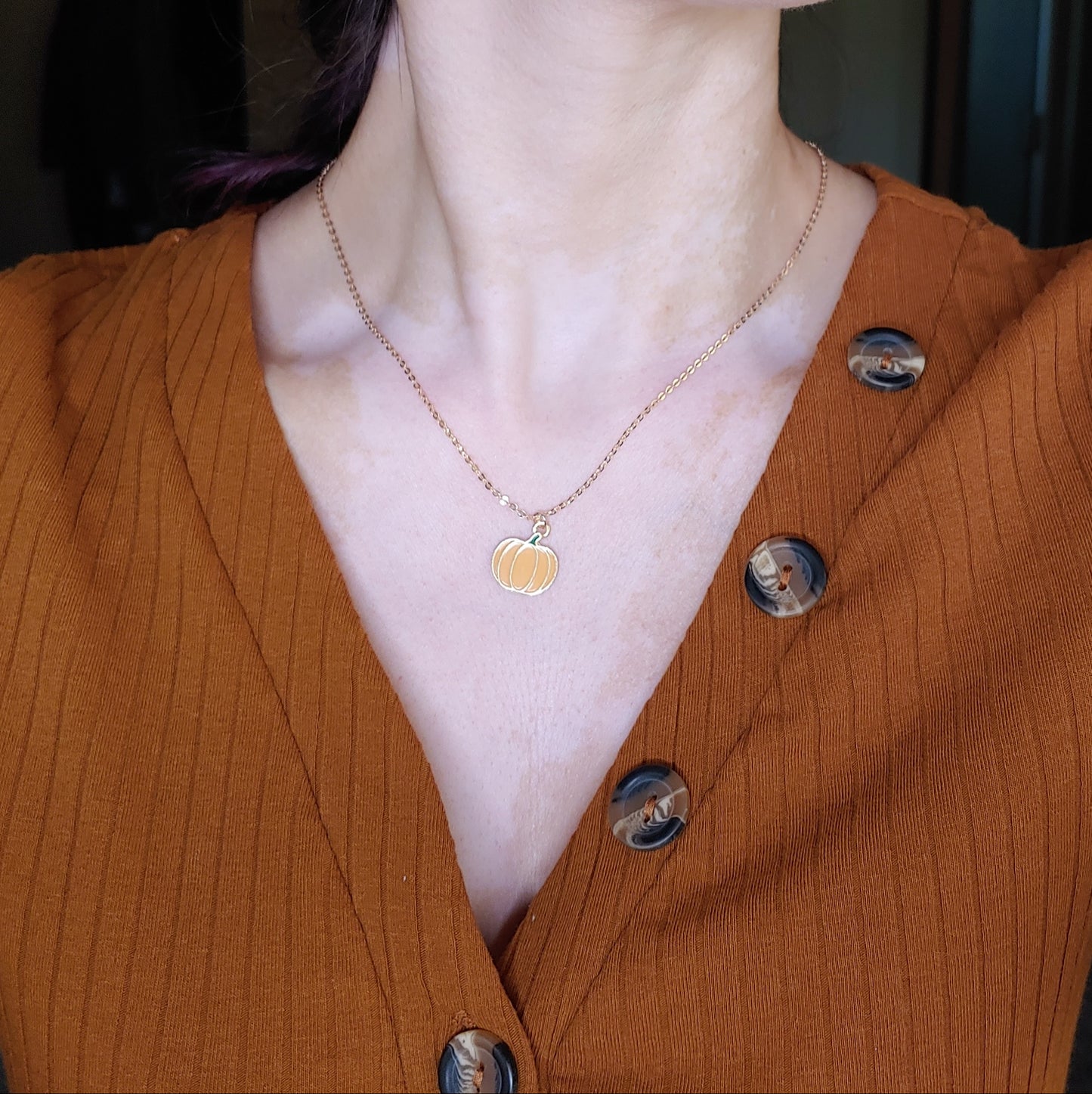 Fall Rose gold necklaces