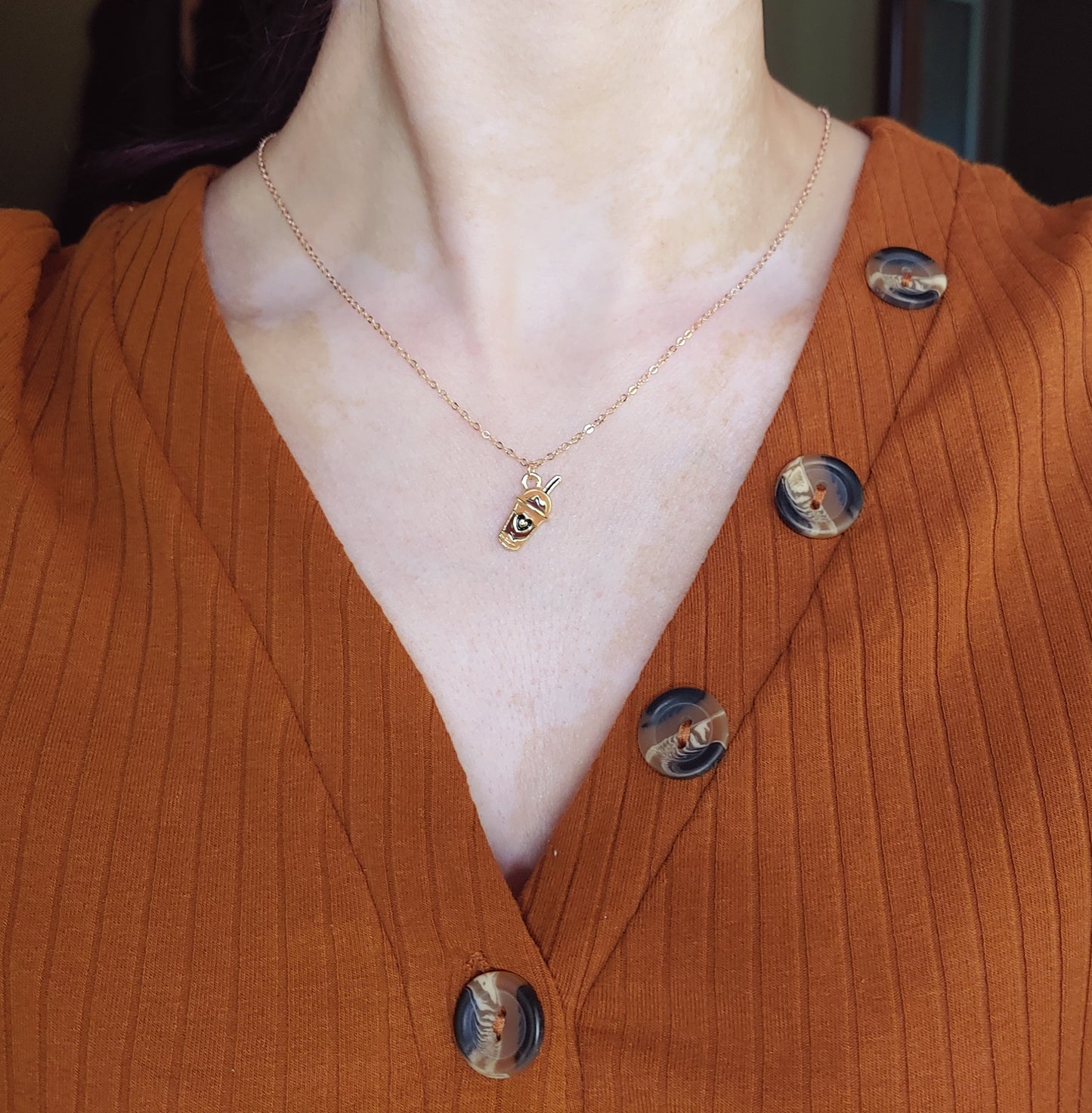 Fall Rose gold necklaces