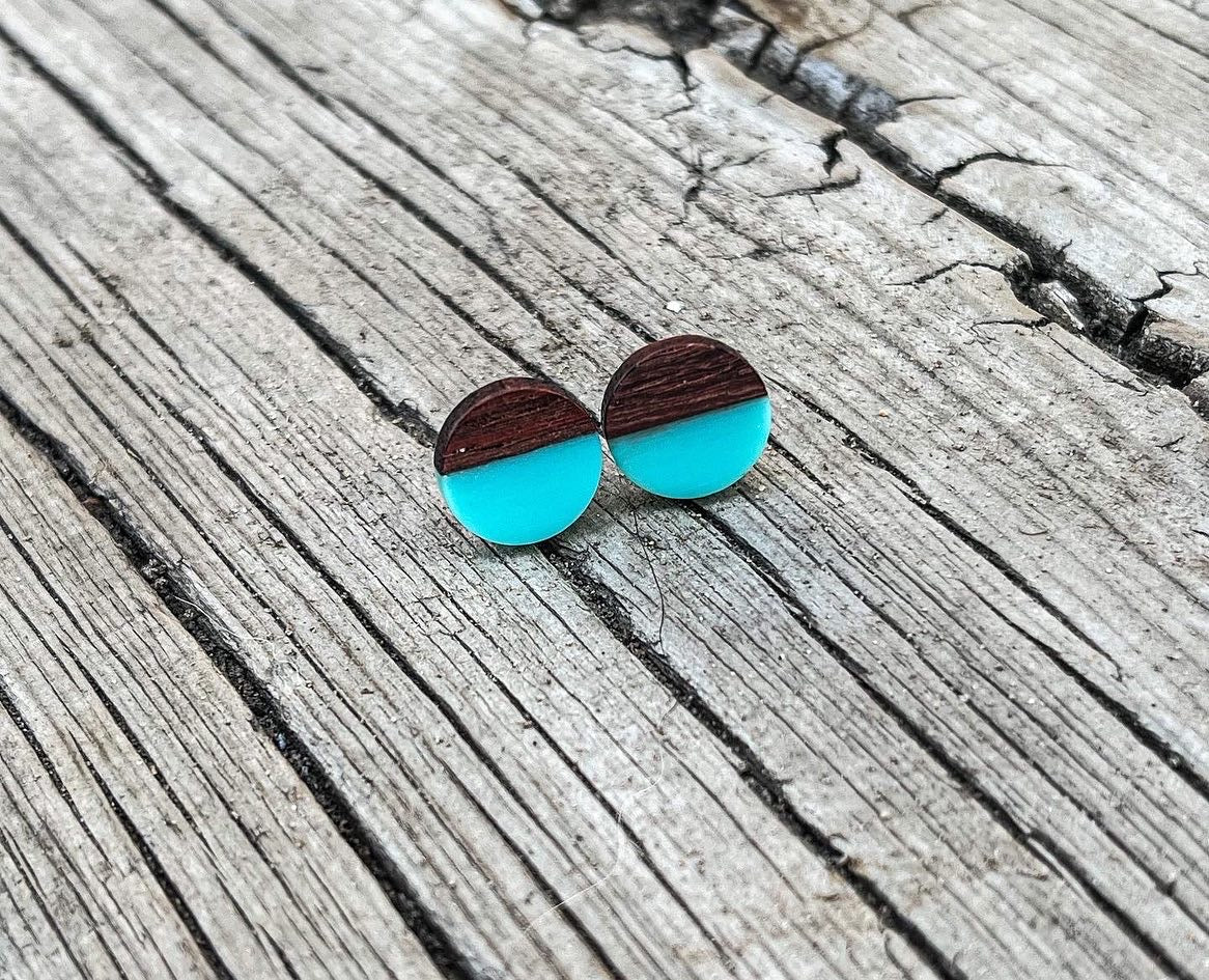 Wooden earrings
