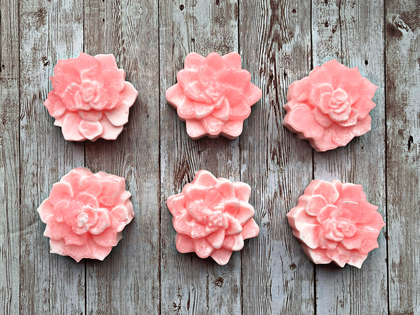 Sparkling snowdrop soap