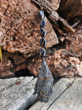 Load image into Gallery viewer, Black kyanite witches broom