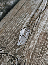 Load image into Gallery viewer, Clear quartz wire wrapped necklace