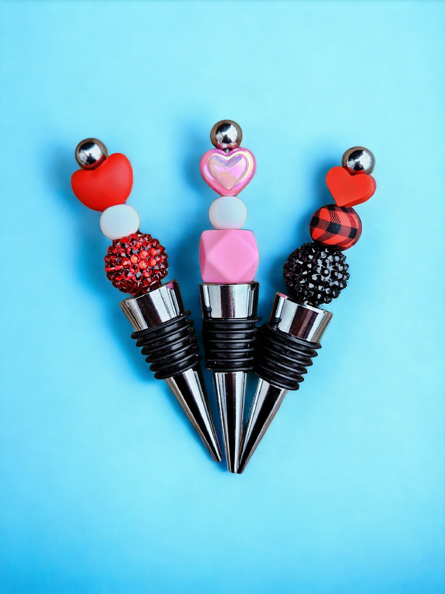 Valentine's wine stoppers