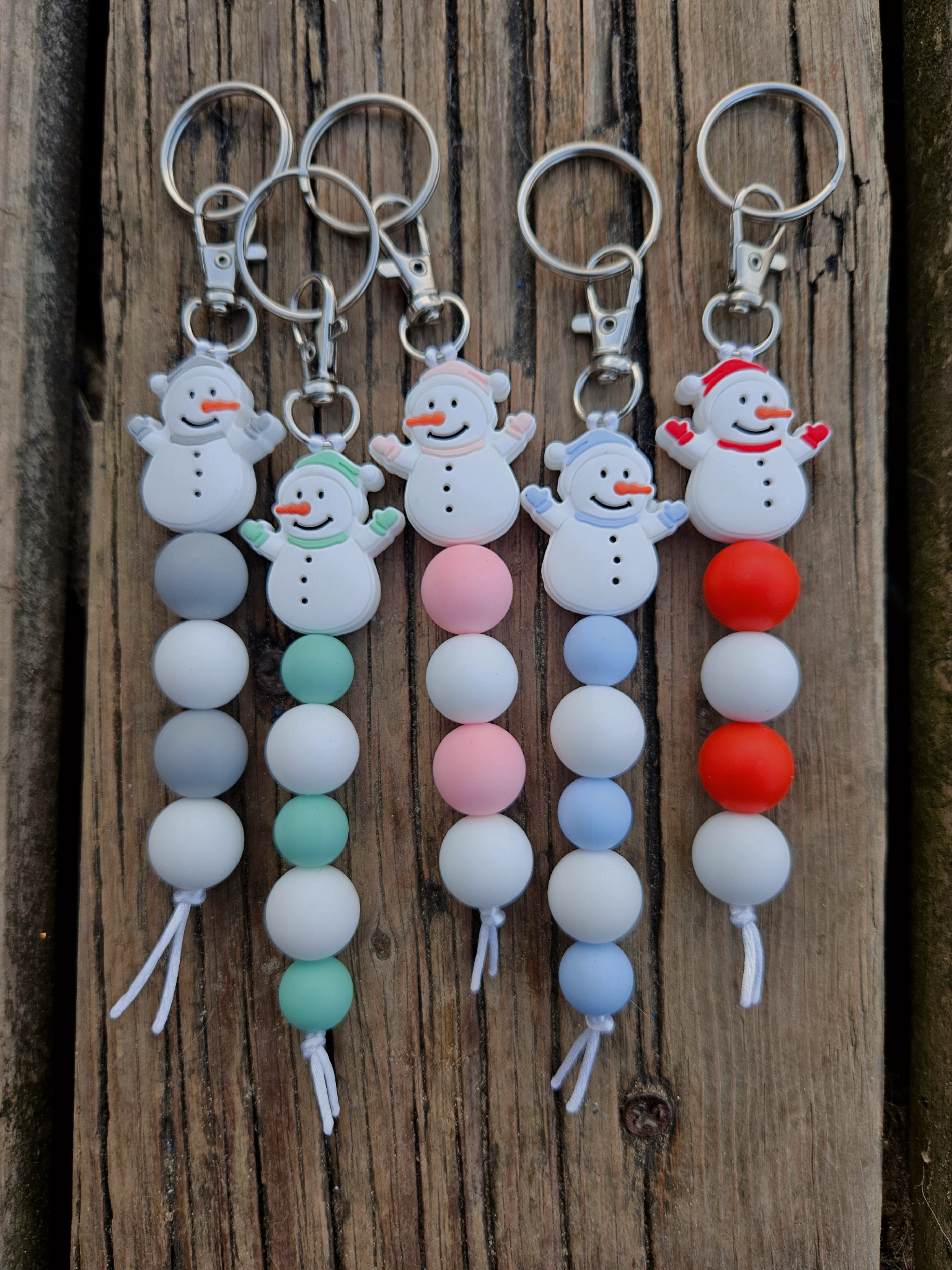 Snowman keychains – Miss Raven
