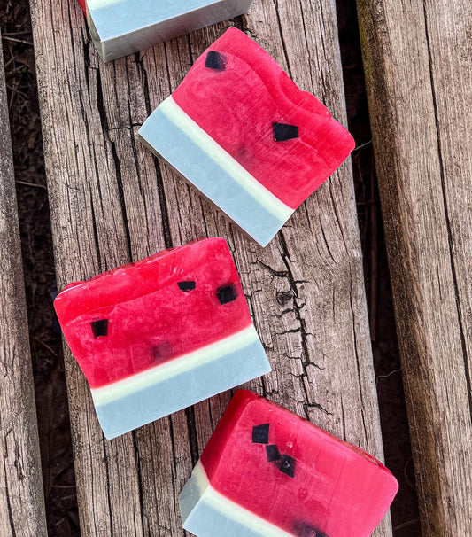 Watermelon jolly rancher soap