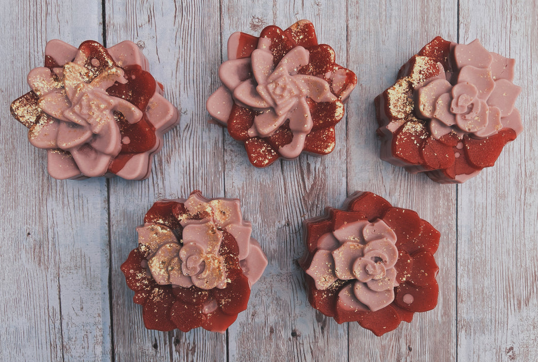 Fall floral soap