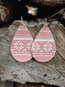 Holiday teardrop earrings
